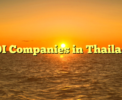 BOI Companies in Thailand