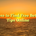 Where to Find Free Betting Tips Online